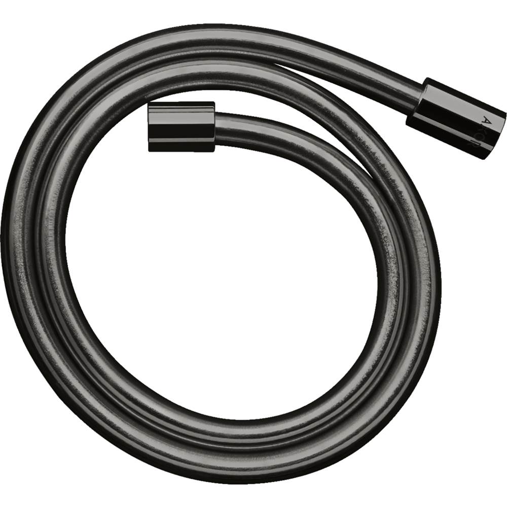 Axor ShowerSolutions Techniflex Hose with Cylindrical Nut, 49'' in Polished Black Chrome