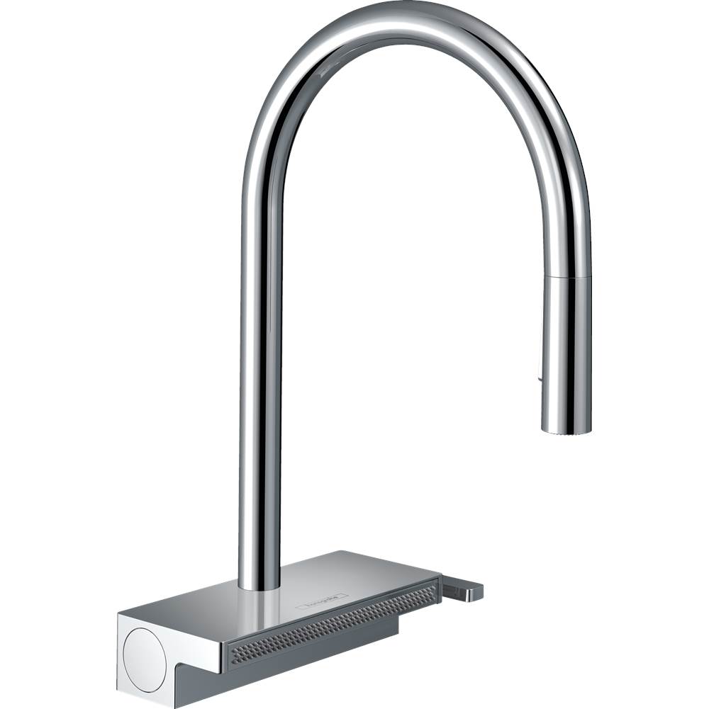 Hansgrohe Aquno Select HighArc Kitchen Faucet, 3-Spray Pull-Down, 1.75 GPM in Chrome