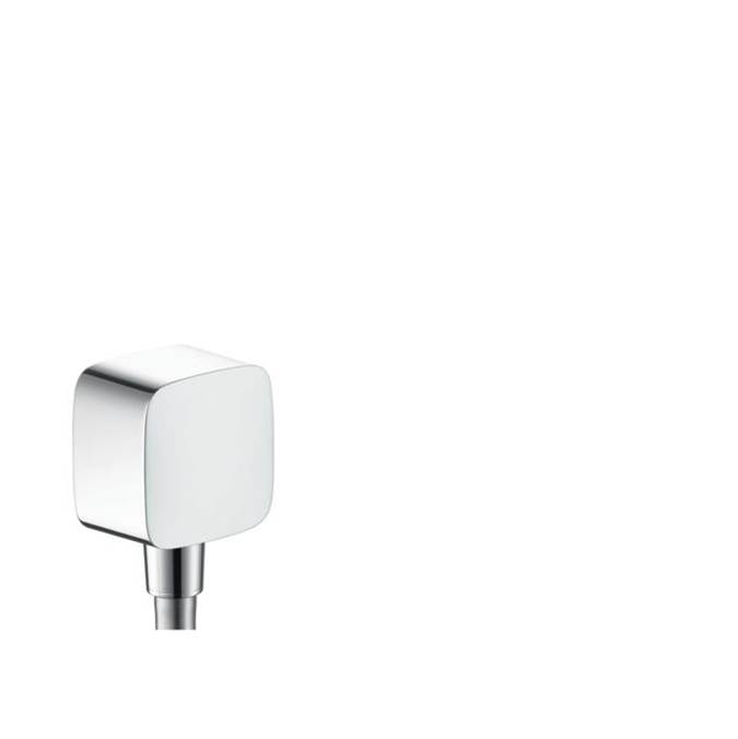 Hansgrohe FixFit Wall Outlet PuraVida with Check Valves in Chrome