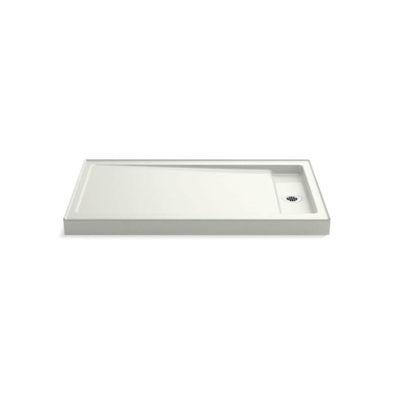 Kohler Bellwether® 60'' x 34'' single-threshold shower base with right center drain