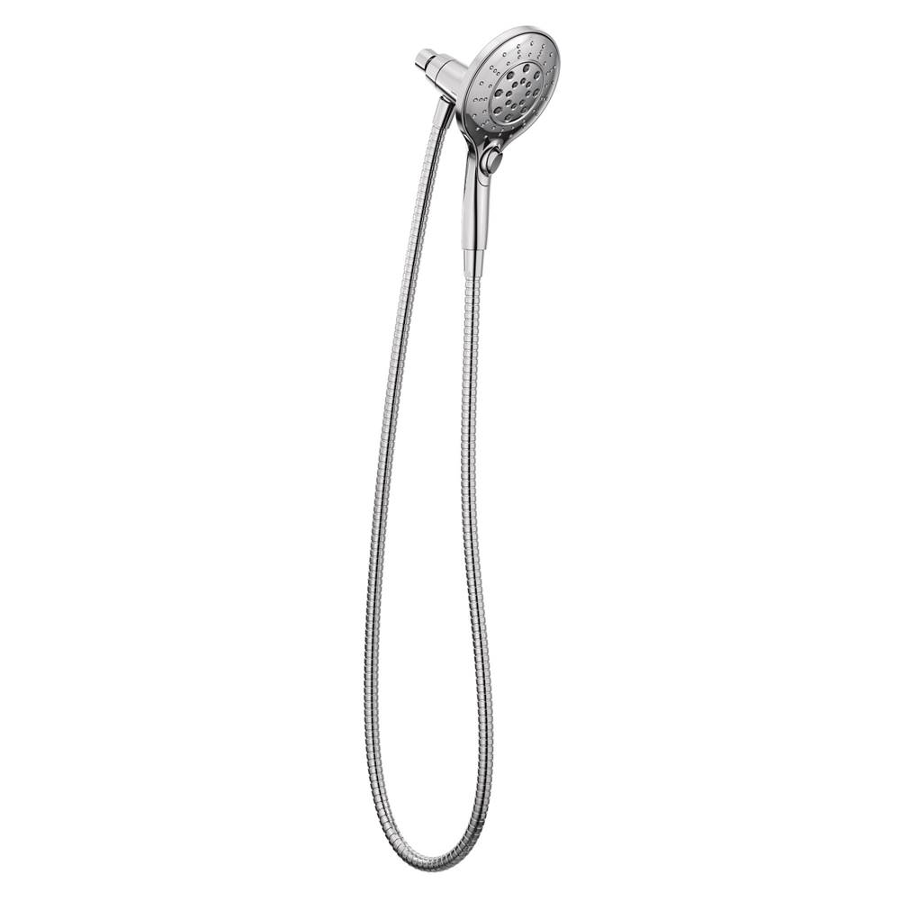 Moen Engage Magnetix Six-Function 5.5-Inch Handheld Showerhead with Magnetic Docking System, Chrome