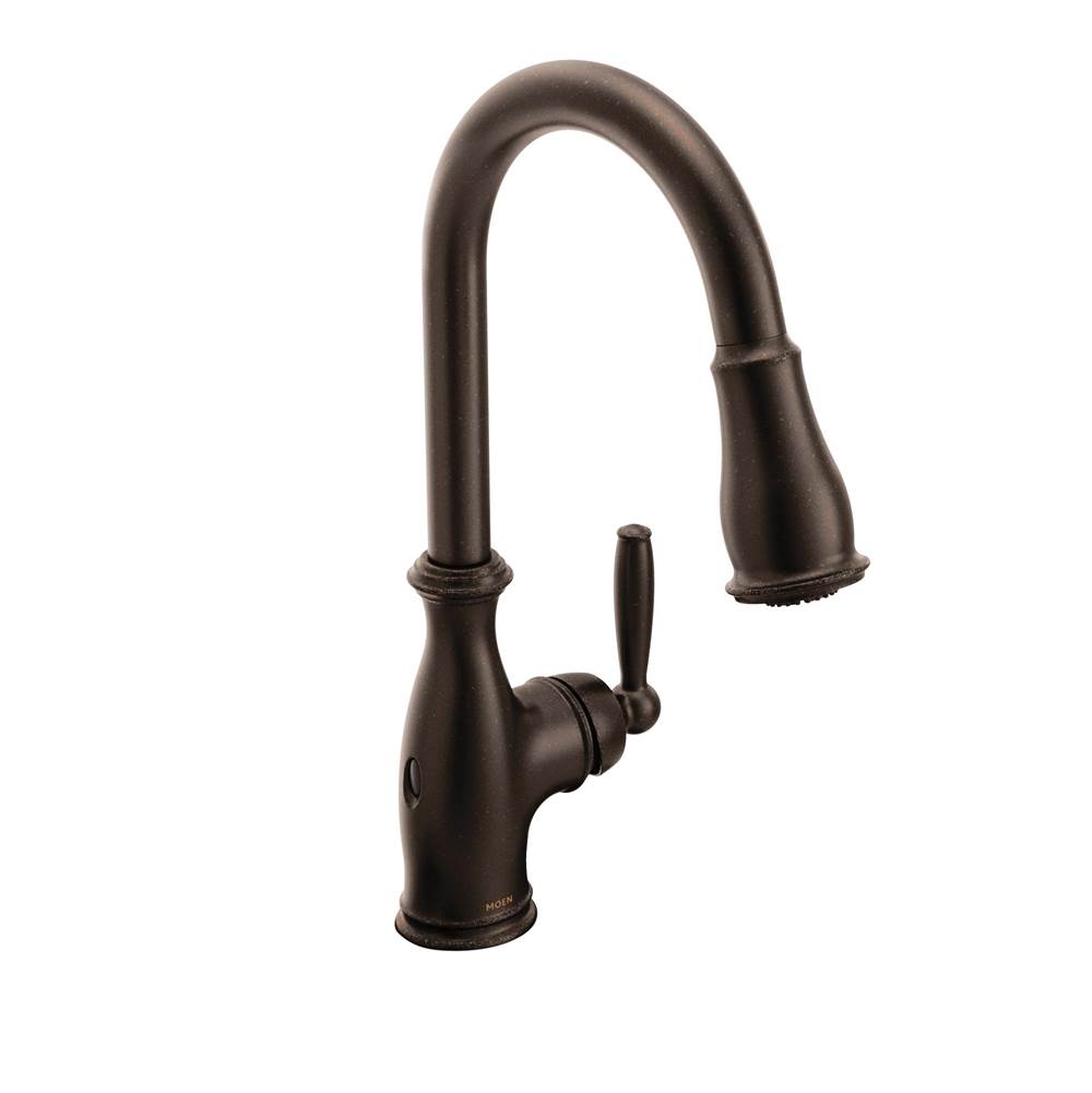 Moen Moen Brantford Motionsense Wave Touchless One-Handle Pulldown Kitchen Faucet Featuring Reflex, Oil Rubbed Bronze ()